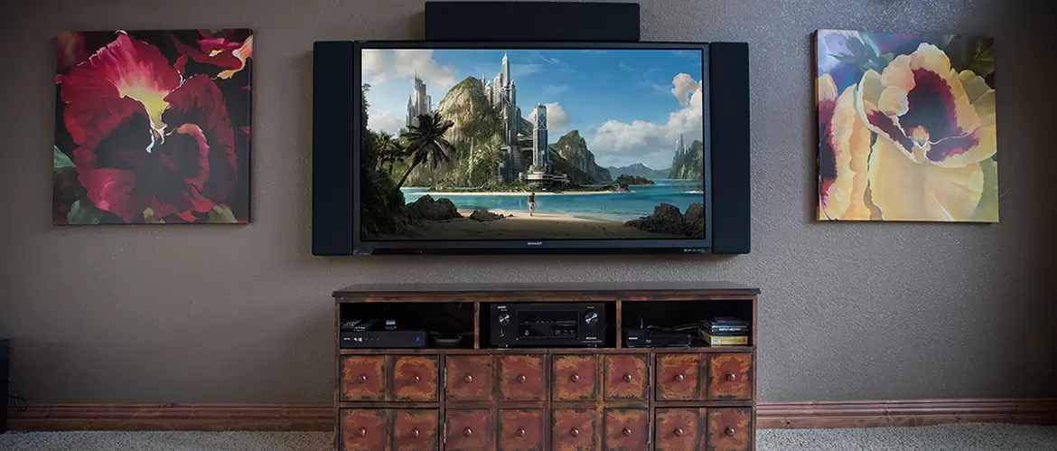 Custom Home Theater Entertainment Center