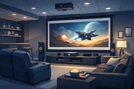 Basement Home Theater Setup Done Right