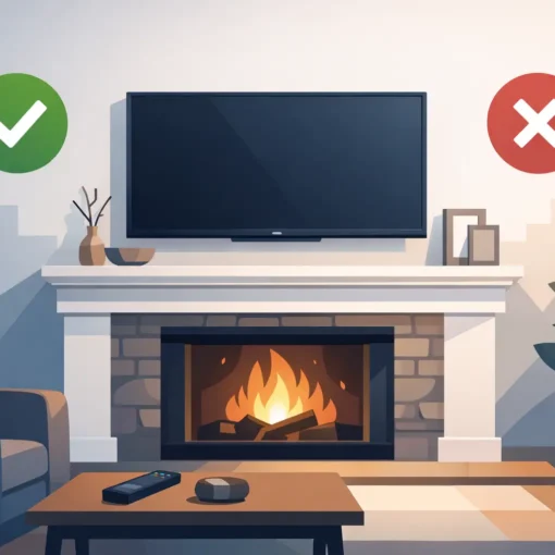 TV Mounting Above Fireplace: Smart or Not?
