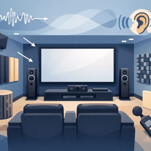 Acoustic Treatment Placement Guide for Home Theaters