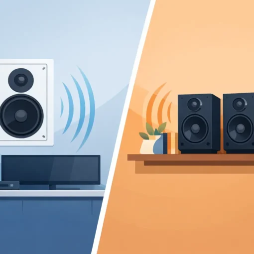 In Wall vs Bookshelf Speakers: Which Fits?