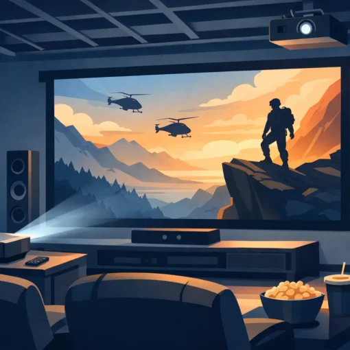 Best Projector Screens for Basement Theaters