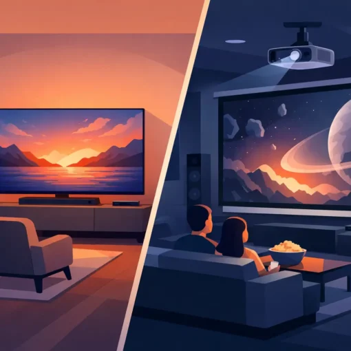 OLED vs Projector Room: What Fits Your Home?